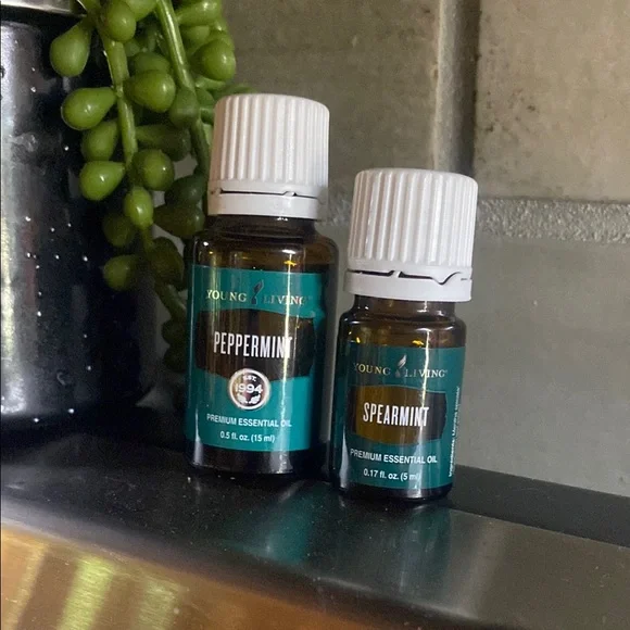 Young Living Peppermint and Spearmint Essential Oils Set - Picture 1 of 1